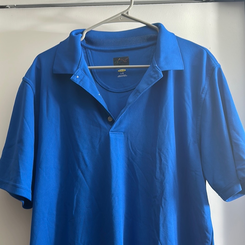Greg Norman Collection Vibrant Blue Polo Shirt LNC